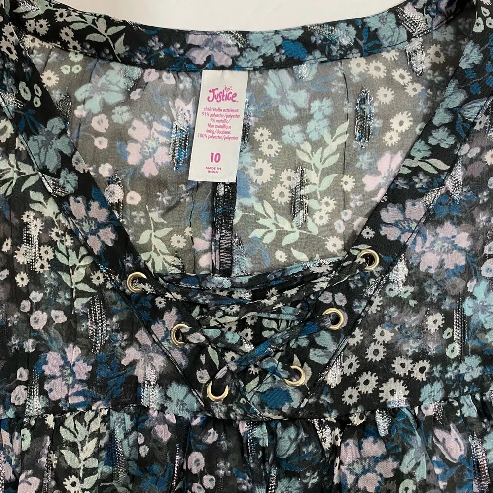 Justice blouse top